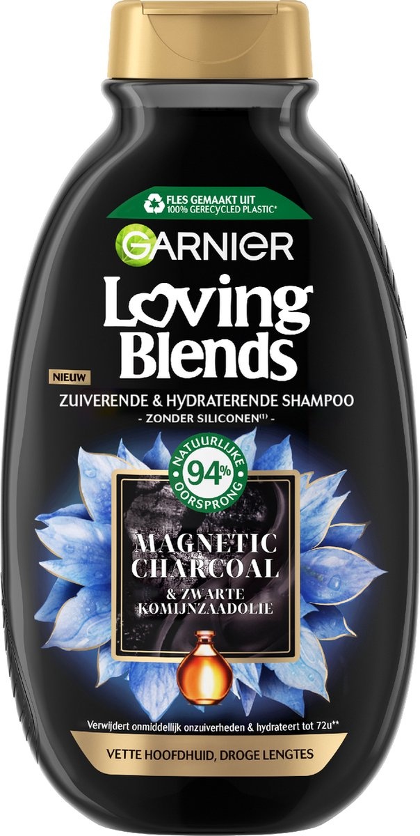 Garnier Loving Blends Shampoo Charcoal 300 ml