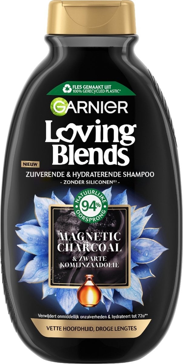 Garnier Loving Blends Shampoo Magnetische Kohle 300 ml