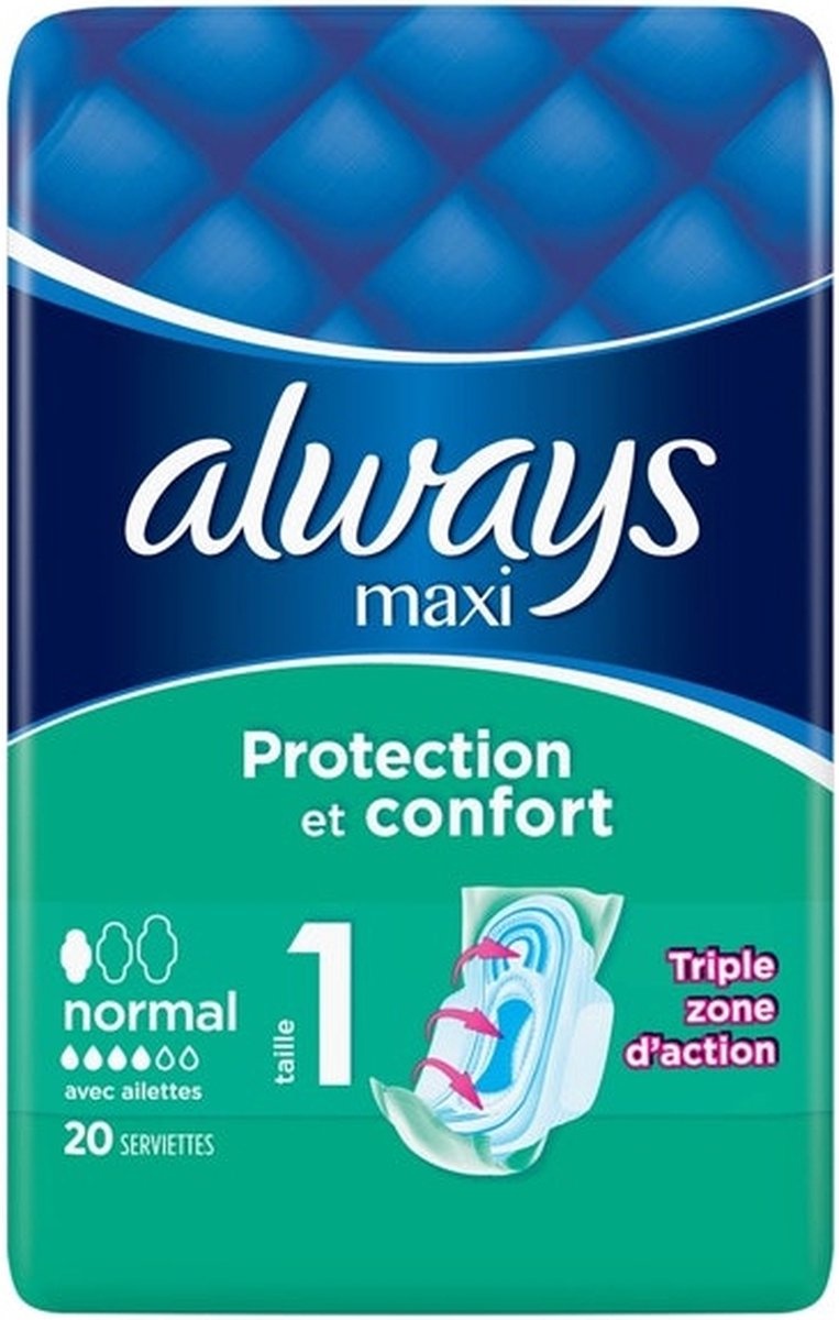 Always Maxi Normal Sanitary Napkins 20st.