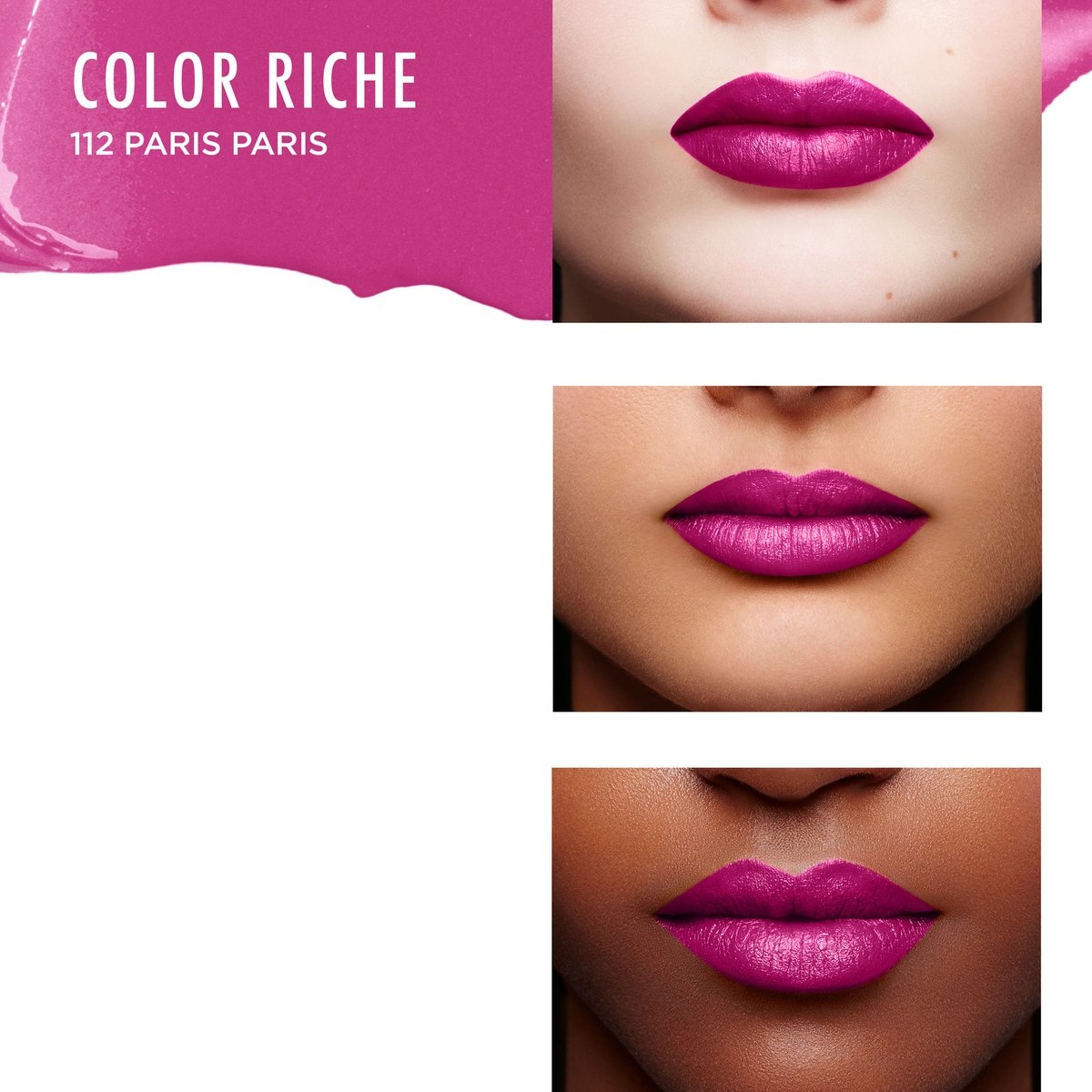 L'Oréal Paris Lipstick Color Riche Satin - 112 Paris Paris Pink