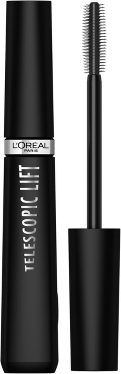 L'Oréal Paris Telescopic Lift Mascara – Schwarz – Mascara für lange, geschwungene Wimpern und Volumen – 9,9 ml