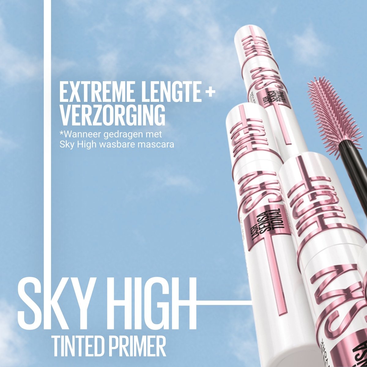 Maybelline New York Lash Sensational Sky High – Getönter Primer – Schwarz – Mascara-Primer – 7,7 ml