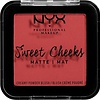 NYX Professional Makeup Sweet Cheeks Creamy Powder Blush Matte - Citrine Rose SCCPBM04 - Blush - 5 gr