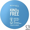 Rimmel London KIND & FREE Vegan Pressed Powder Face Powder 01 Translucent