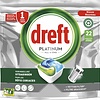 Dreft Platinum All In One Dishwasher Tablets Regular 22 pcs