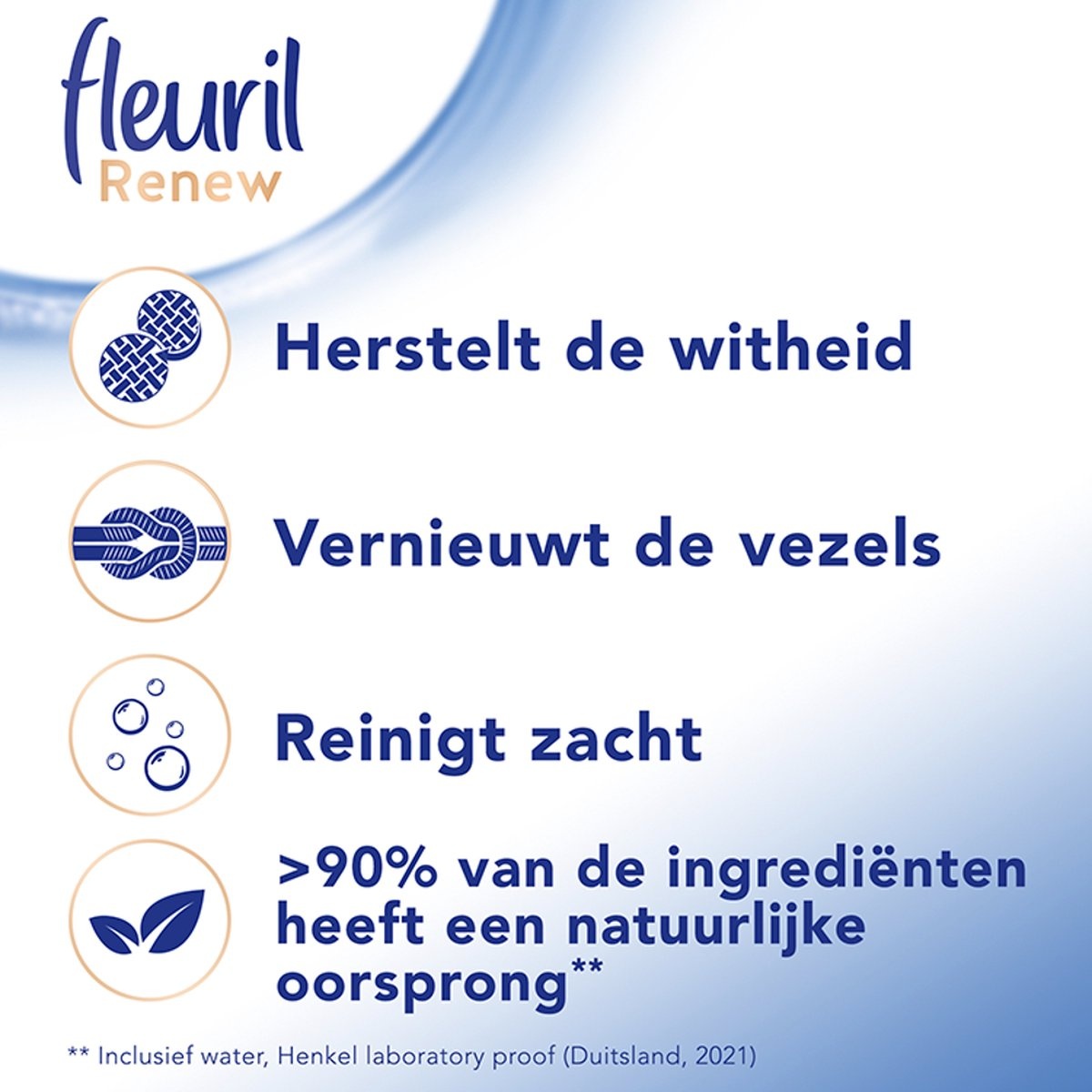 Fleuril Renew Wit - Vloeibaar Wasmiddel - Voordeelverpakking - 49 Wasbeurten