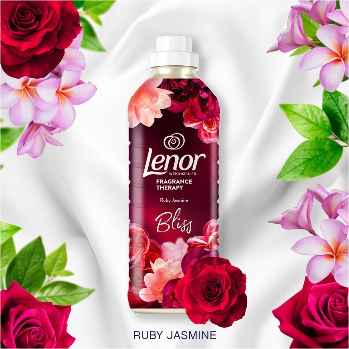 Lenor Assouplissant Jasmin et Rose de Mai - 861 ml (41 lavages)