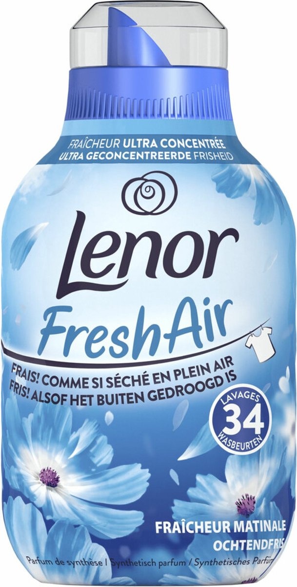 Lenor Fabric Softener Fresh Air Morning Fresh 476 ml - 34 washes