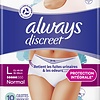 Always Discreet Inkontinenzhosen gegen Urinverlust – Größe Normal L – 10 Stück – Verpackung beschädigt