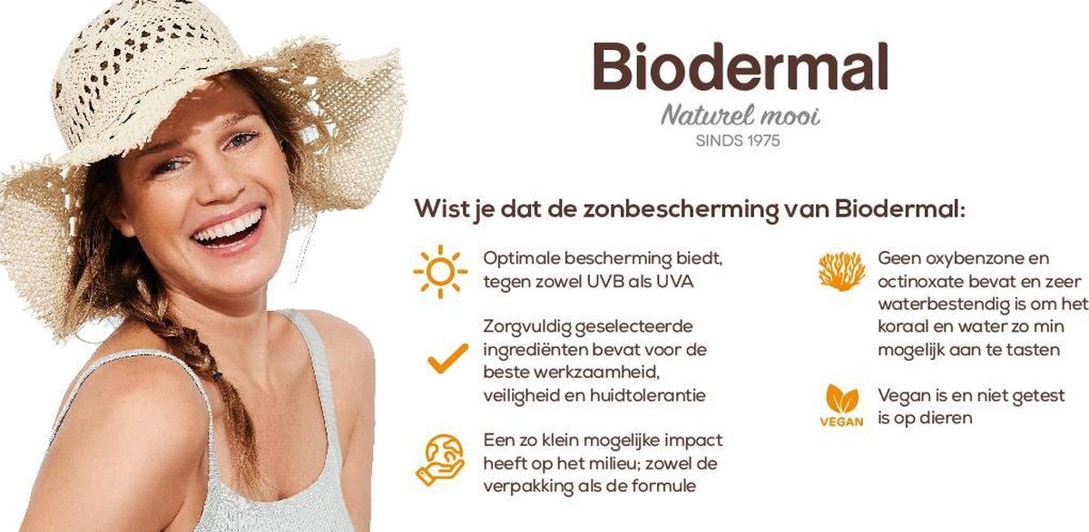 Biodermal Sun Lotion Sensitive Skin - sunscreen for sensitive skin - Spf 50 - 100 ml - also suitable for children - Packaging damaged