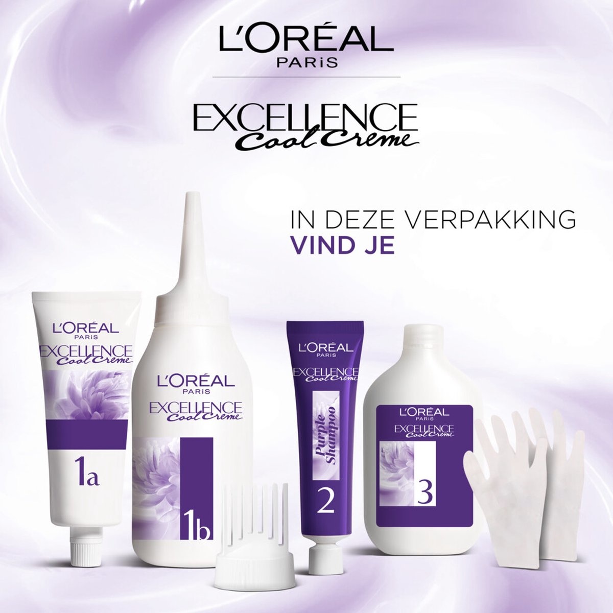 L'Oréal Paris Excellence Cool Creams 5.11 - Ultra Ash Light Brown - Permanent hair dye - Packaging damaged