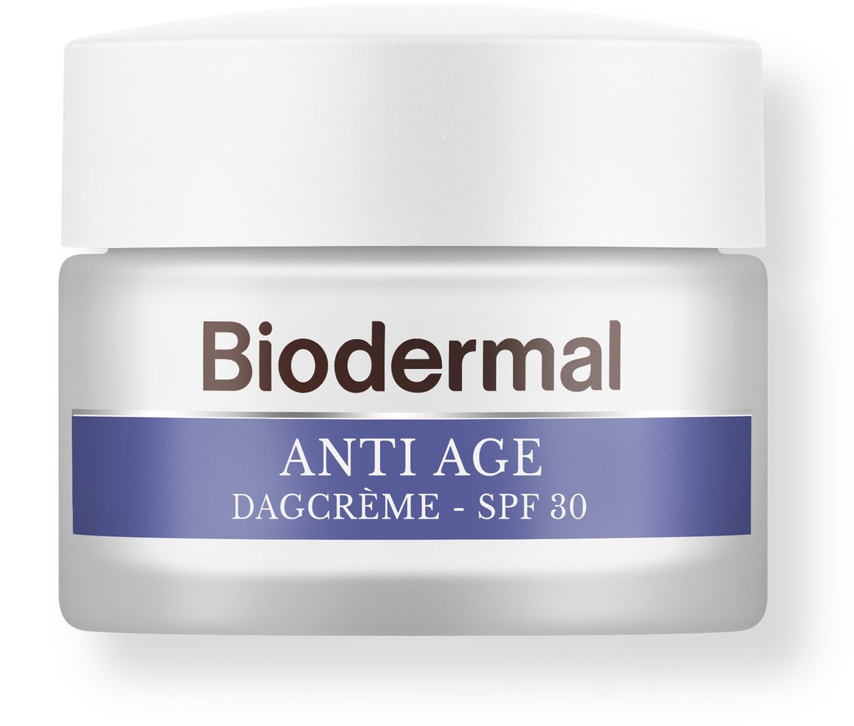 Biodermal Anti Age Day Cream - SPF30 - Crème de jour à l'acide hyaluronique et à la vitamine C contre le vieillissement cutané - 50ml - Emballage abîmé