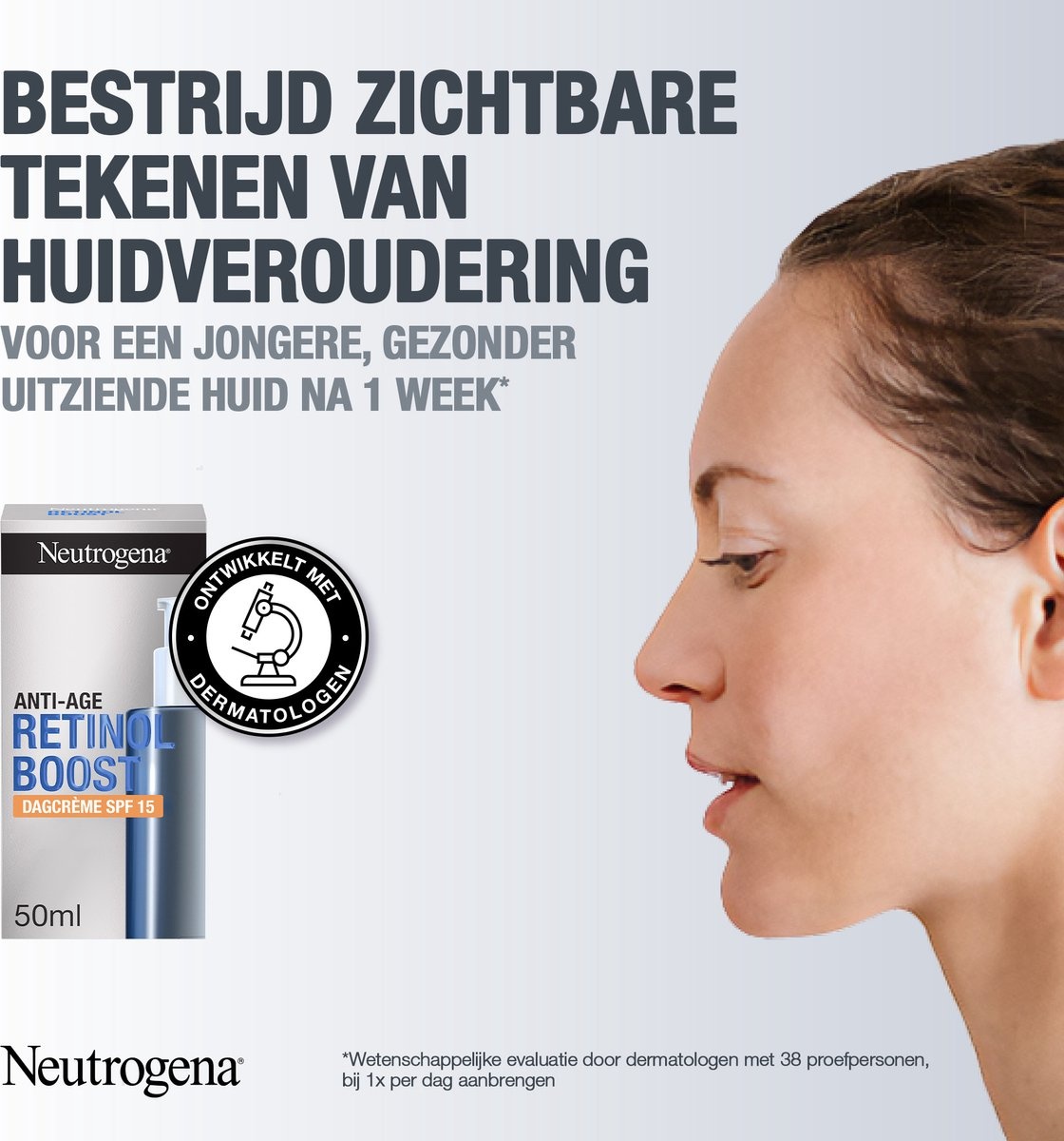 Neutrogena Retinol Boost Day Cream SFP 15 (50ml) - Verpakking beschadigd