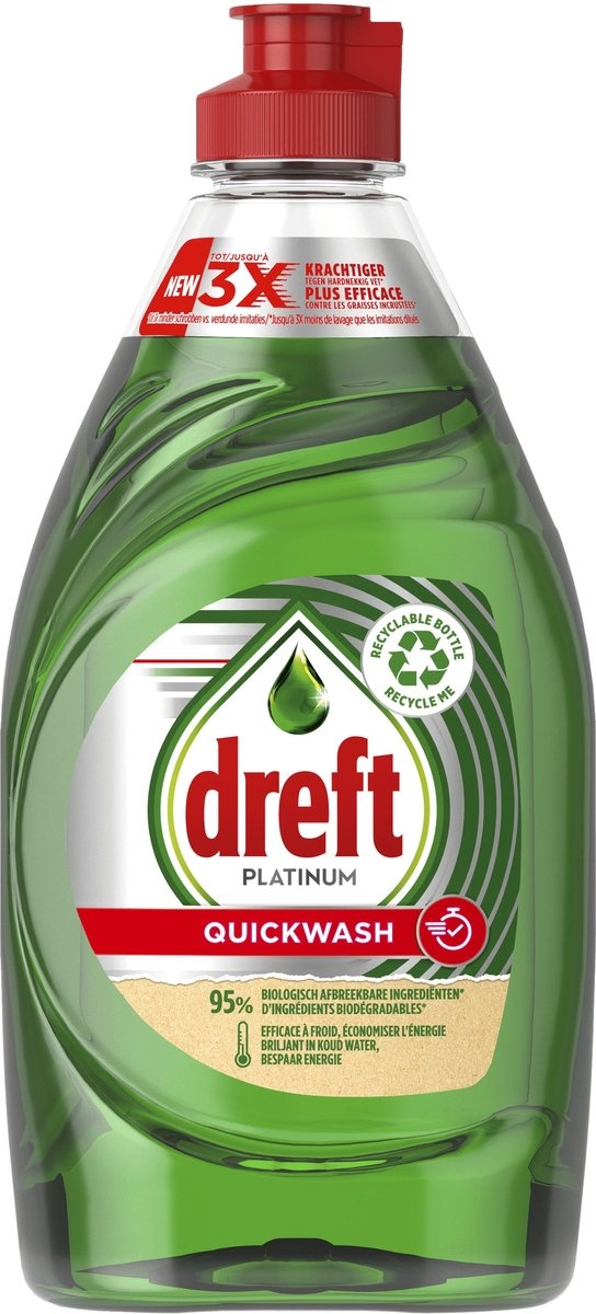 Dreft Platinum Quickwash Original Liquid Detergent