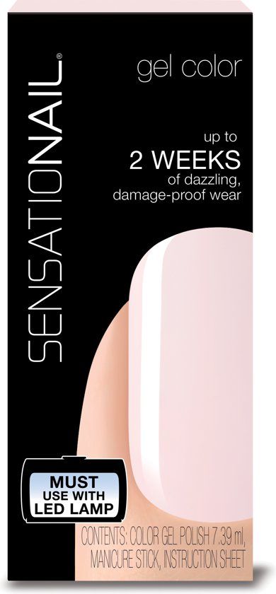 Sensationail Gel Polish - Babydoll - Pink - Gel nail polish - Packaging damaged