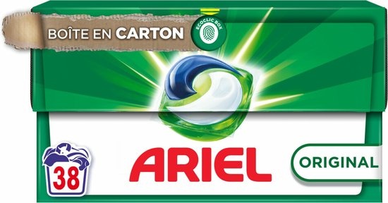 Ariel All-in-1 Pods Détergent Capsules Original 38 pcs