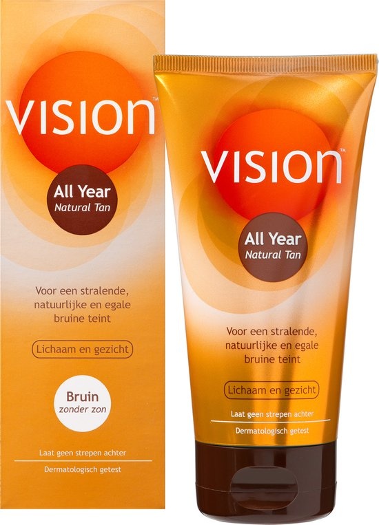 Vision All Year Natural Tan - Autobronzant 135 ml - Emballage endommagé