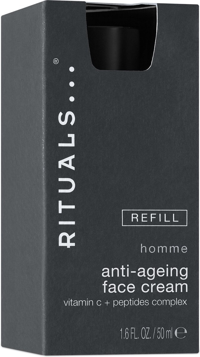 RITUALS Homme Anti-Ageing Gesichtscreme Nachfüllung – 50 ml – Verpackung beschädigt