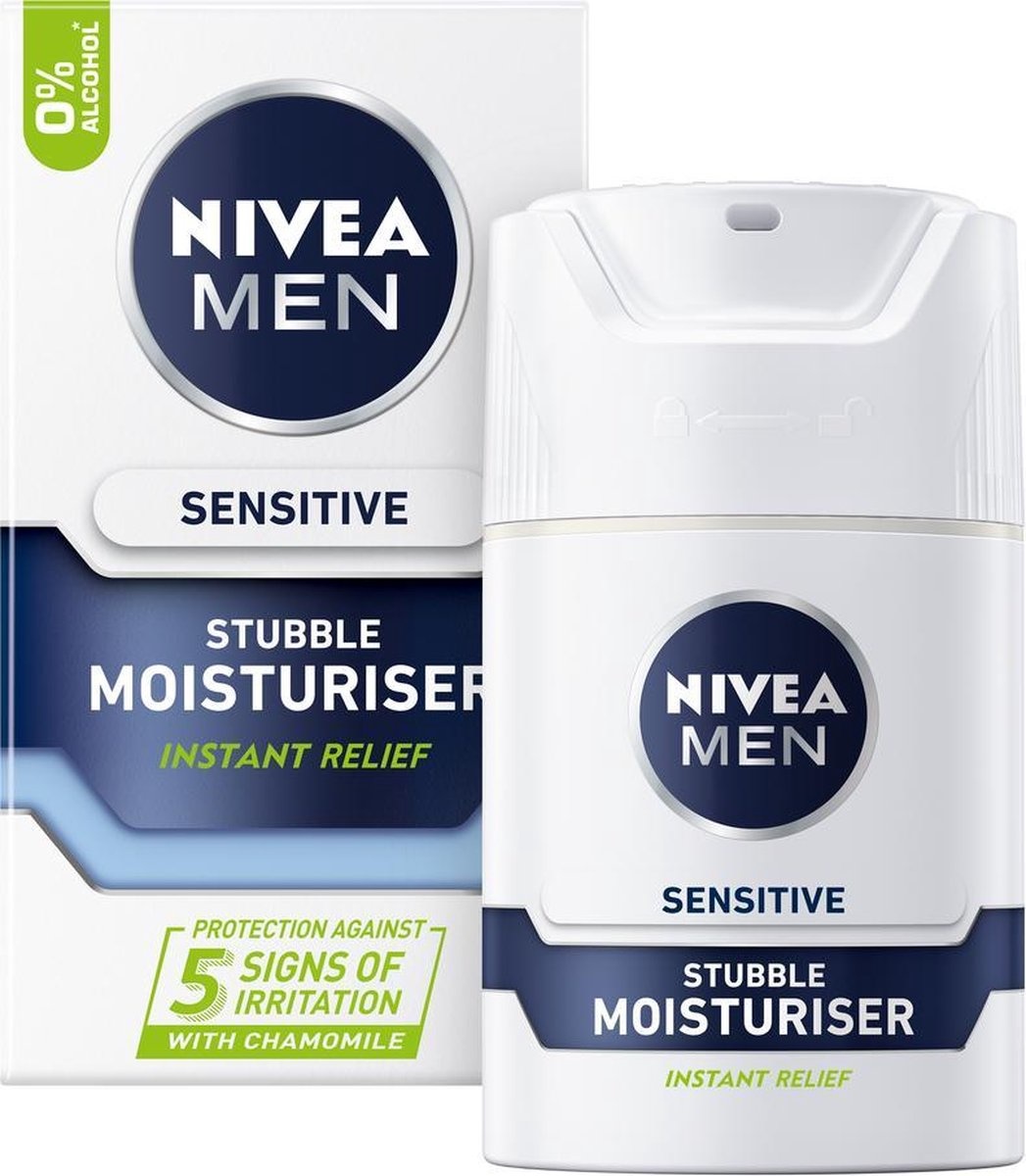 NIVEA MEN Sensitive Feuchtigkeitscreme – Tagescreme – 50 ml – Verpackung beschädigt