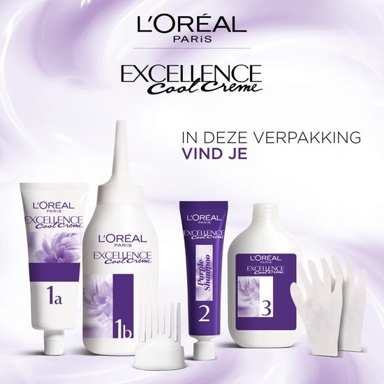 L'Oréal Paris Excellence Cool Creams 3.11 – Ultra Ash Dark Brown – Permanente Haarfarbe – Verpackung beschädigt