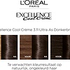 L'Oréal Paris Excellence Cool Creams 3.11 - Ultra Châtain Foncé Cendré - Teinture permanente pour cheveux - Emballage endommagé