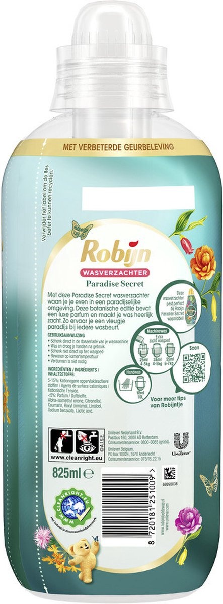 Ruby Intense Fabric Softener Paradise Secret 825 ml