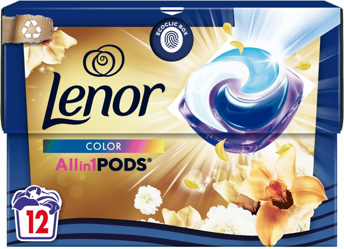 Lenor Waschmittel All-in-1 Pods Golden Orchid 12 Stk