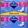 Libresse Ultra Night Wing Damenbinden Duo Pack 2 x 10 Stk