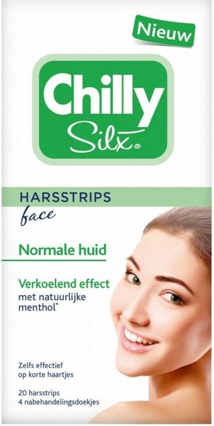 Chilly Silx 20x Wax Strips Face Normal Skin