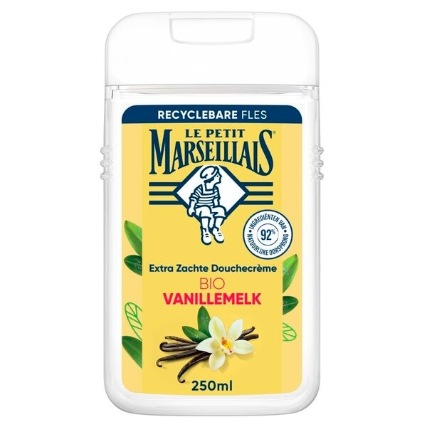 Le Petit Marseillais Crème de douche extra douce au lait de vanille bio, 250 ml