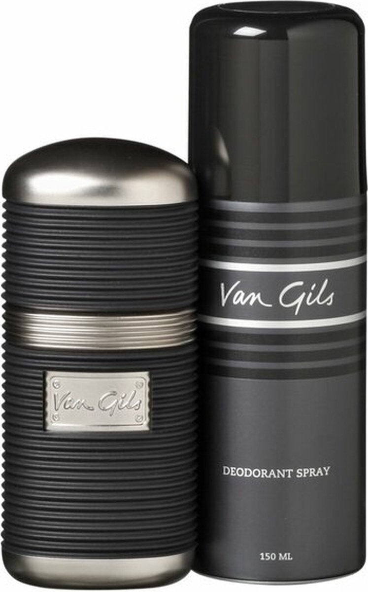 Van Gils Strictly for Men Giftset - EDT 30ml + Deodorant spray 150ml - Packaging damaged