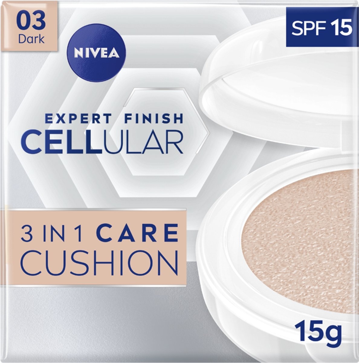 NIVEA Hyaluron Cellular Filler 3in1 Care Cushion – Medium Dark - Verpakking beschadigd