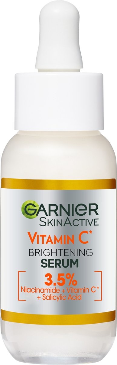 Garnier Skinactive - Sérum Anti-Taches à la Vitamine C*, Niacinamide et Acide Salicylique - 30ml