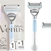 Système de rasage Gillette Venus - Pour la peau et les poils pubiens pour femme - 2 lames