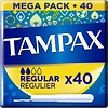 Tampax Compak Regular Tampons – mit Einführhülse – 40 Stück