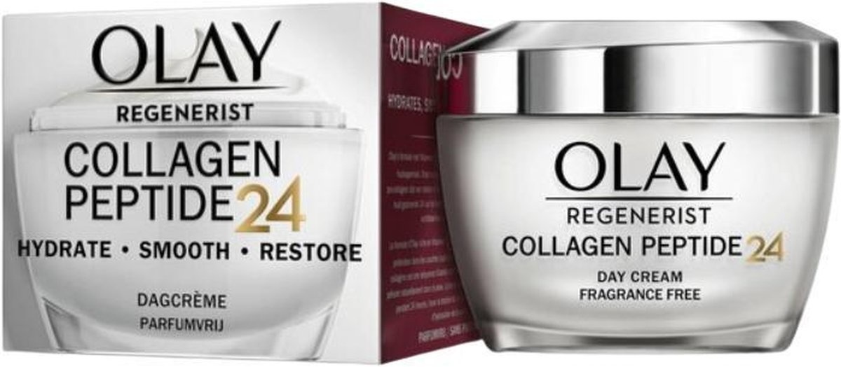 Olay Regenerist Collagen Peptide24 - Dagcrème - Zonder Parfum - 50ml