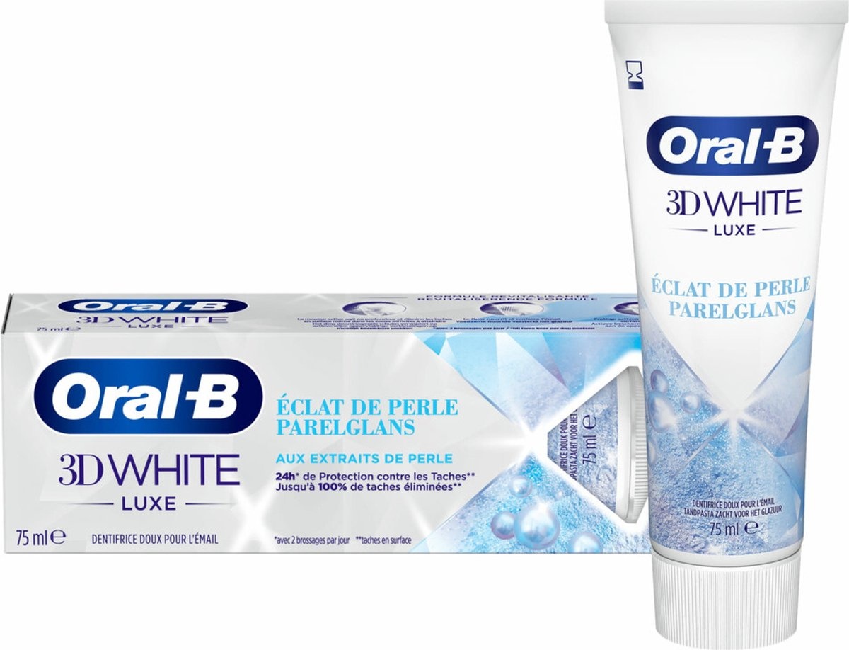 Oral-B Dentifrice 3D White Luxe Pearl Glow 75 ml