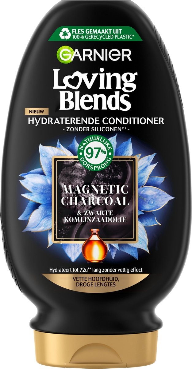 Garnier Loving Blends Après-shampooing Charbon Magnétique 250 ml