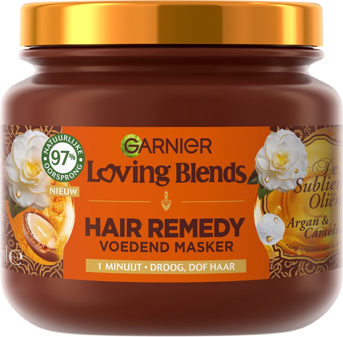 Garnier Loving Blends Hair Remedy Haarmaske – Trockenes und stumpfes Haar – 340 ml