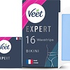 Bandes dépilatoires Veet Expert - Ligne Bikini - Peaux Sensibles - 16 pièces