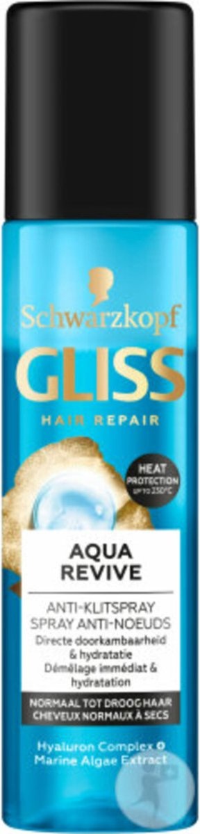 Gliss Anti-Klit-Spray - Aqua Revive 200 ml