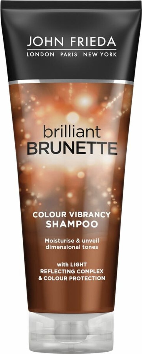 John Frieda - Shampooing hydratant pour cheveux colorés Brilliant Brunette Color Protecting (Shampooing hydratant) - 250ml