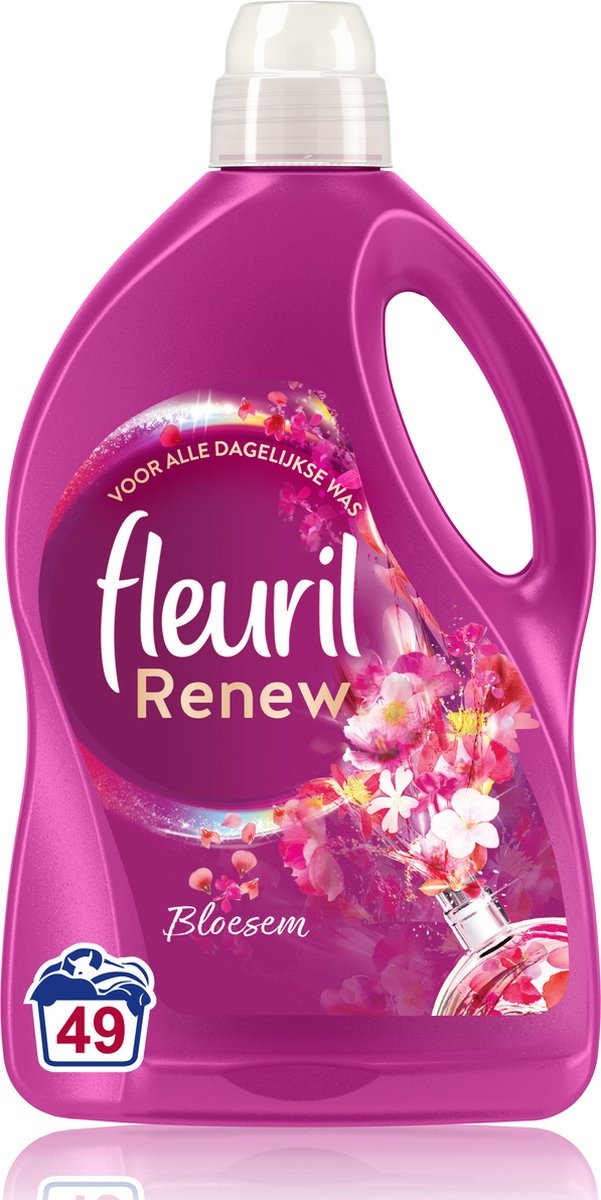 Fleuril Detergent Renew Bloesem 2,695 liters - 49 washes
