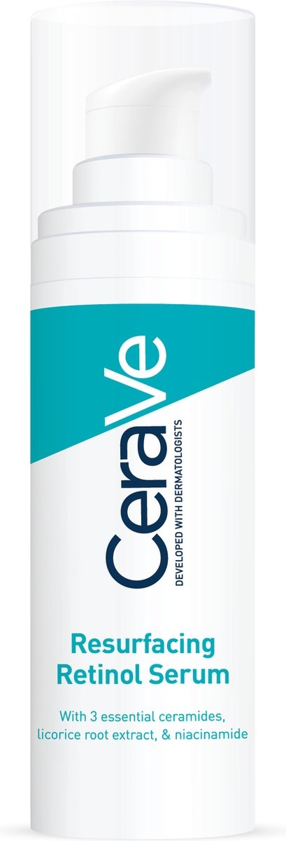 CeraVe Resurfacing Retinol Serum - tegen restlittekentjes, vlekjes en zichtbare poriën - 30 ml