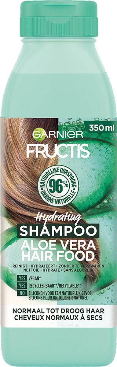 Garnier Fructis Hair Food Shampooing Hydratant à l'Aloe Vera - Cheveux Normaux à Secs - 350 ml