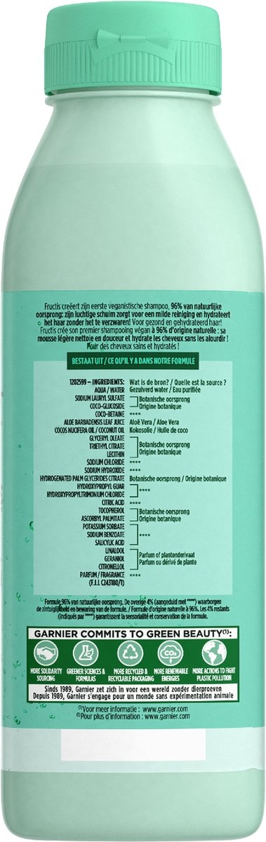 Garnier Fructis Hair Food Shampooing Hydratant à l'Aloe Vera - Cheveux Normaux à Secs - 350 ml