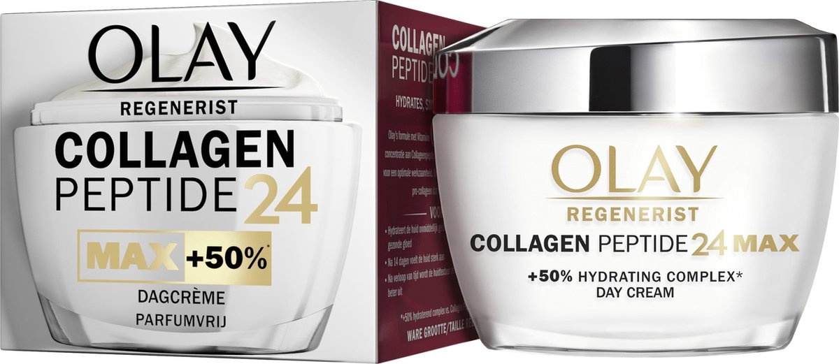 Olay Collagen Peptide 24 Max - Day Cream - For the Face - Perfume Free - 50ml