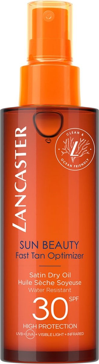 Lancaster Sun Beauty Satin Dry Oil SPF30 - Zonbescherming - 150 ml - Verpakking beschadigd