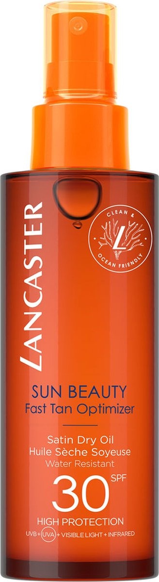 Lancaster Sun Beauty Satin Dry Oil SPF30 - Protection solaire - 150 ml - Emballage endommagé