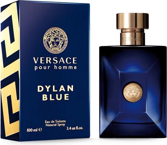 Versace Dylan Blue 100 ml - Eau de Toilette - Parfum homme - Emballage endommagé